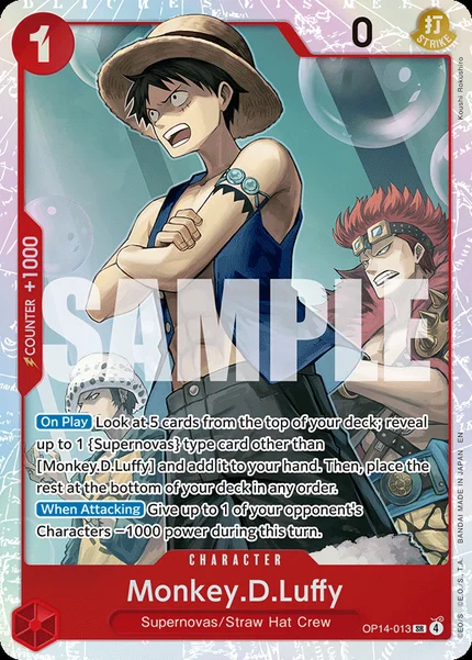 Monkey.D.Luffy OP14-013 One Piece Card Game OP14-EB04