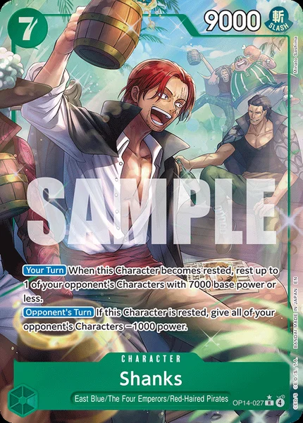 Shanks OP14-027_p1 One Piece Card Game OP14-EB04