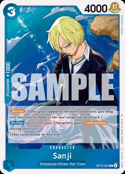 Sanji OP15-047 One Piece Card Game OP15-EB04