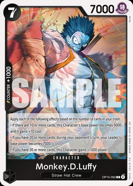 Monkey.D.Luffy OP15-092 One Piece Card Game OP15-EB04