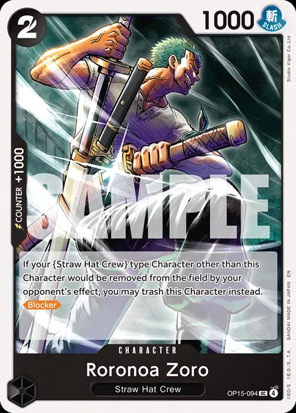 Roronoa Zoro OP15-094 One Piece Card Game OP15-EB04