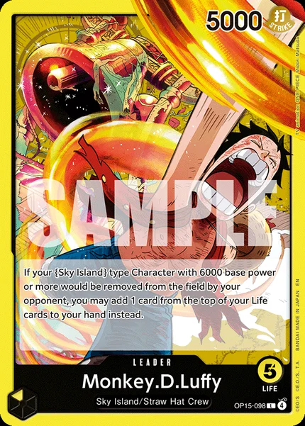 Monkey.D.Luffy OP15-098 One Piece Card Game OP15-EB04