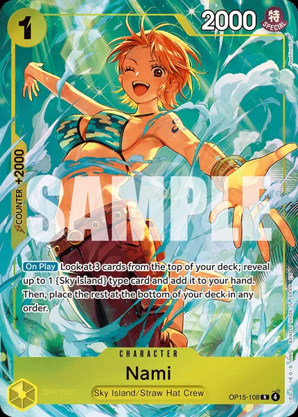 Nami OP15-108_p1 One Piece Card Game Promo
