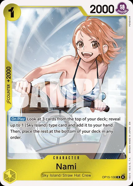 Nami OP15-108 One Piece Card Game OP15-EB04