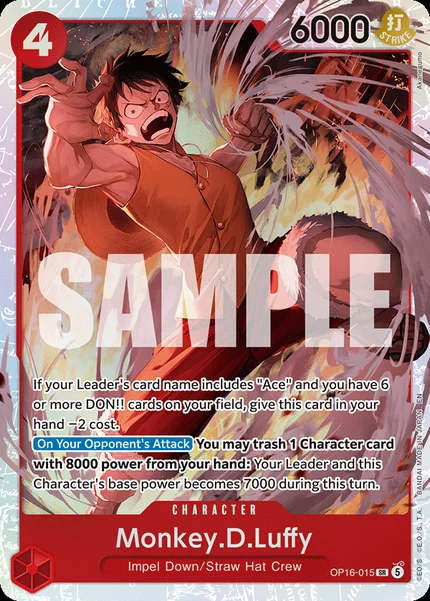 Monkey.D.Luffy OP16-015 One Piece Card Game OP-16