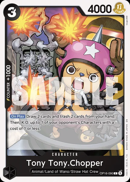 Tony Tony.Chopper OP16-090 One Piece Card Game OP-16