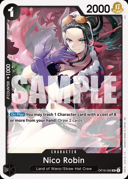 Nico Robin OP16-092 One Piece Card Game OP-16