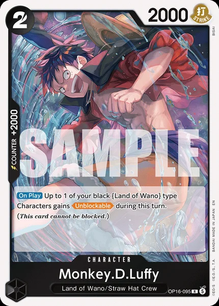Monkey.D.Luffy OP16-095 One Piece Card Game OP-16