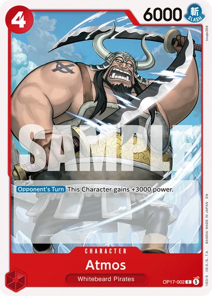 Atmos OP17-002 OP-17 One Piece Card Game