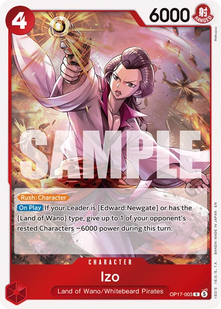 Izo OP17-003 OP-17 One Piece Card Game