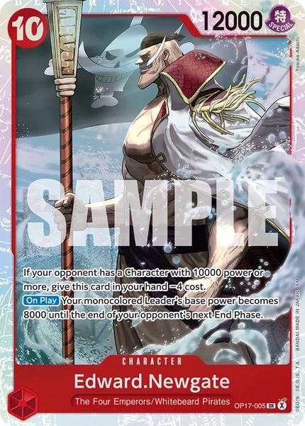 Edward.Newgate OP17-005 OP-17 One Piece Card Game