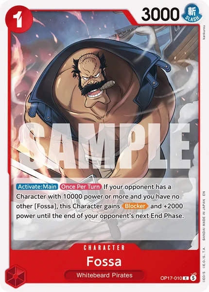 Fossa OP17-010 OP-17 One Piece Card Game