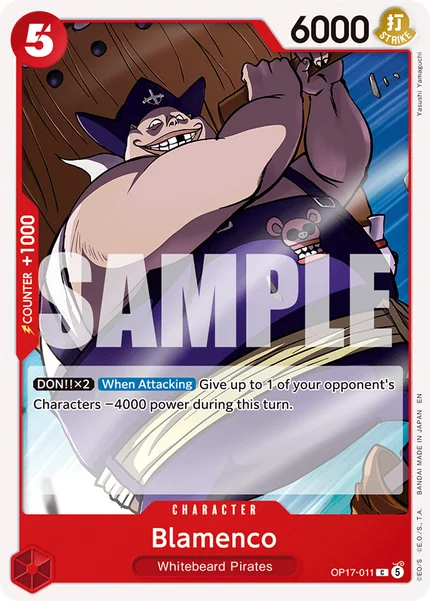 Blamenco OP17-011 OP-17 One Piece Card Game