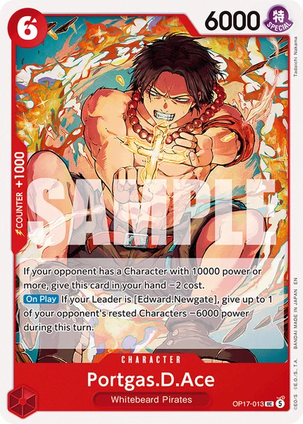 Portgas.D.Ace OP17-013 OP-17 One Piece Card Game
