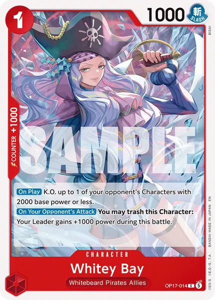 Whitey Bay OP17-014 OP-17 One Piece Card Game