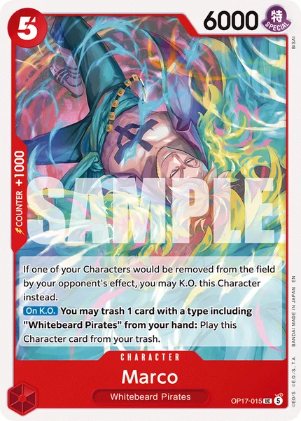 Marco OP17-015 OP-17 One Piece Card Game