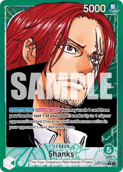 Shanks OP17-020_p1 One Piece Card Game OP-17