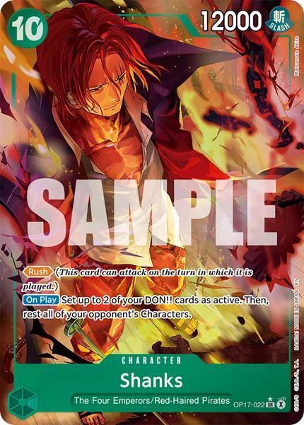 Shanks OP17-022_p1 One Piece Card Game OP-17