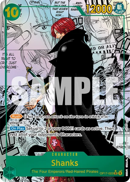 Shanks OP17-022_p2 One Piece Card Game OP-17