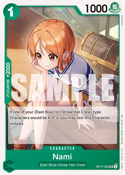 Nami OP17-023 OP-17 One Piece Card Game