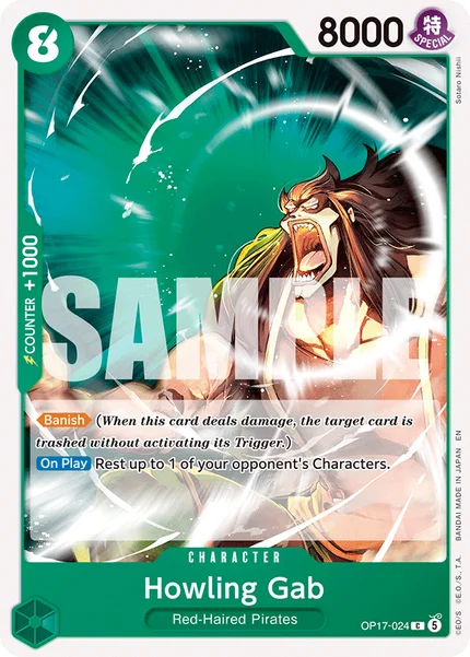 Howling Gab OP17-024 OP-17 One Piece Card Game