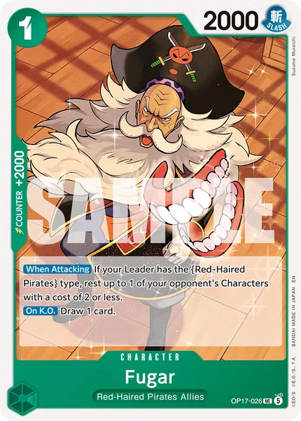 Fugar OP17-026 OP-17 One Piece Card Game
