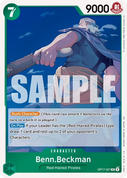 Benn.Beckman OP17-027 OP-17 One Piece Card Game