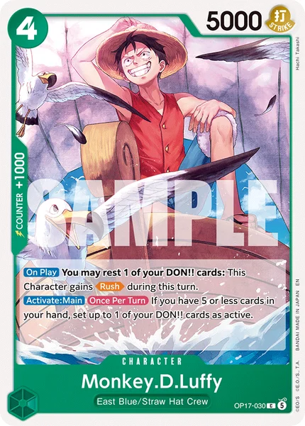 Monkey.D.Luffy OP17-030 OP-17 One Piece Card Game