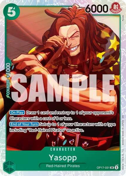 Yasopp OP17-031 OP-17 One Piece Card Game