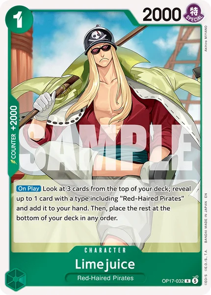 Limejuice OP17-032 OP-17 One Piece Card Game
