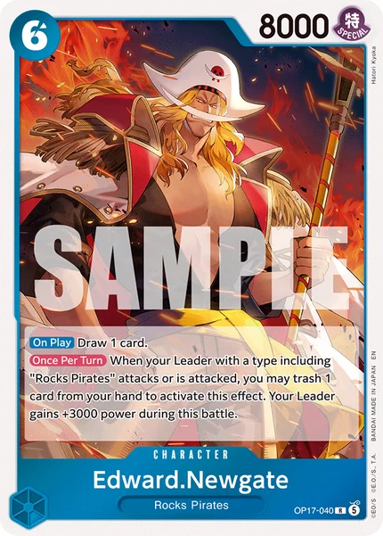 Edward.Newgate OP17-040 OP-17 One Piece Card Game