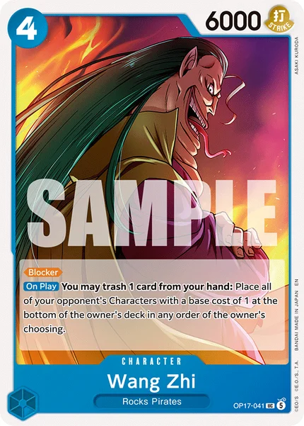 Wang Zhi OP17-041 OP-17 One Piece Card Game