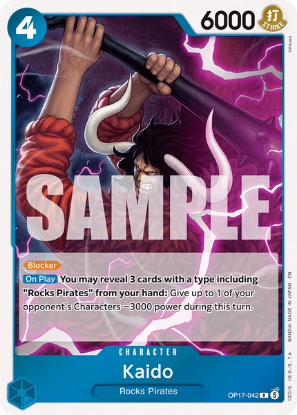 Kaido OP17-042 OP-17 One Piece Card Game