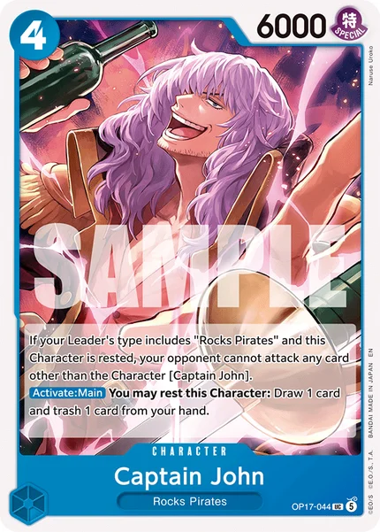 Captain John OP17-044 OP-17 One Piece Card Game