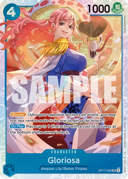 Gloriosa OP17-046 OP-17 One Piece Card Game