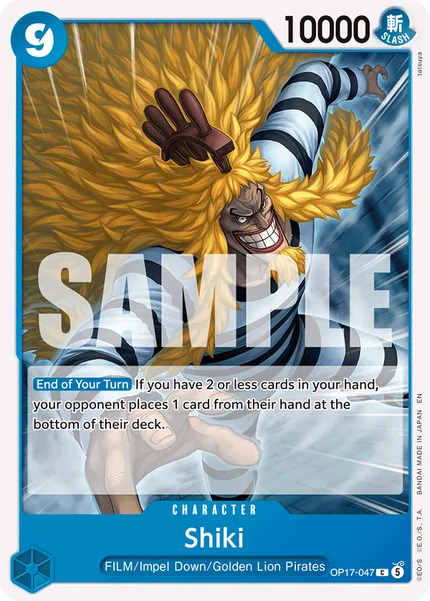 Shiki OP17-047 OP-17 One Piece Card Game