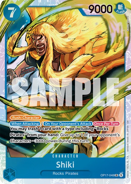 Shiki OP17-048 OP-17 One Piece Card Game