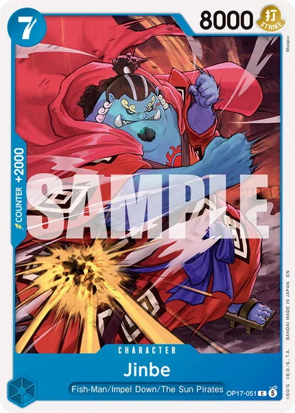Jinbe OP17-051 OP-17 One Piece Card Game