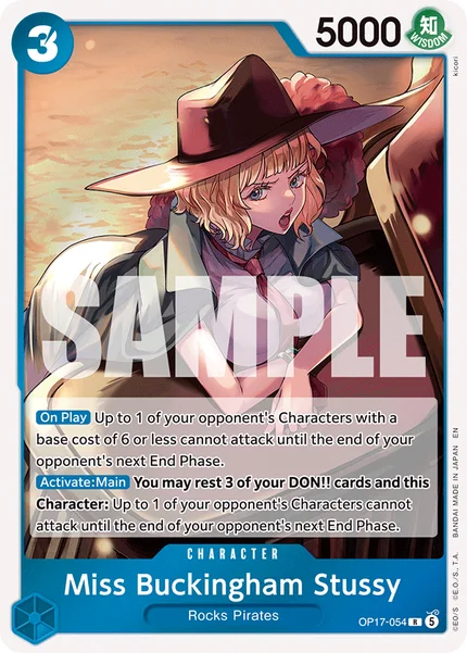 Miss Buckingham Stussy OP17-054 OP-17 One Piece Card Game