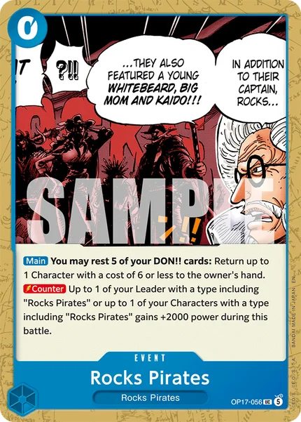 Rocks Pirates OP17-056 OP-17 One Piece Card Game