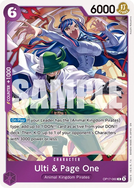 Ulti & Page One OP17-060 OP-17 One Piece Card Game