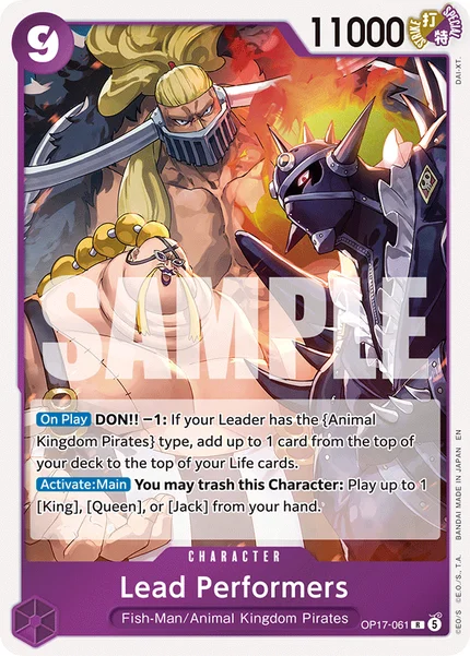 Lead Performers OP17-061 OP-17 One Piece Card Game