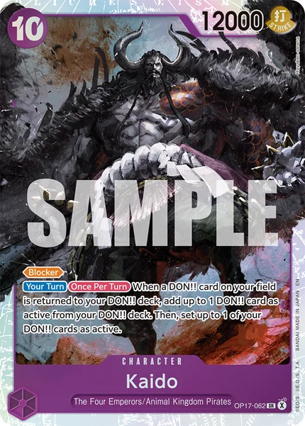 Kaido OP17-062 OP-17 One Piece Card Game