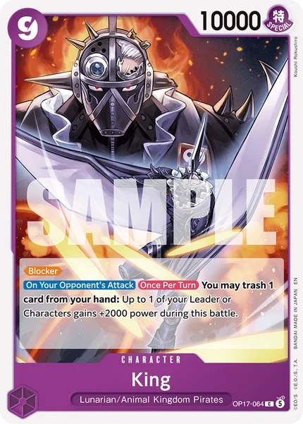 King OP17-064 OP-17 One Piece Card Game