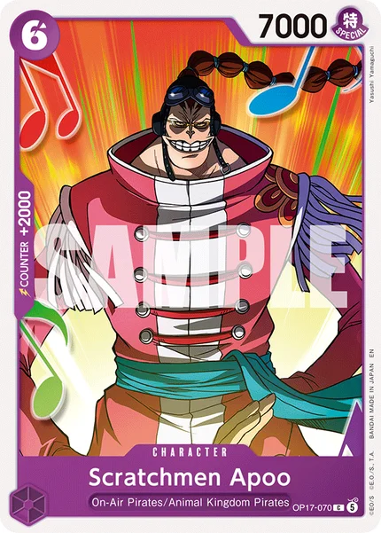 Scratchmen Apoo OP17-070 OP-17 One Piece Card Game
