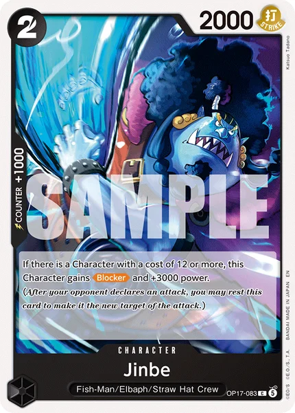 Jinbe OP17-083 OP-17 One Piece Card Game