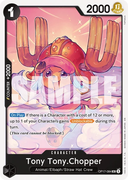 Tony Tony.Chopper OP17-084 One Piece Card Game OP-17
