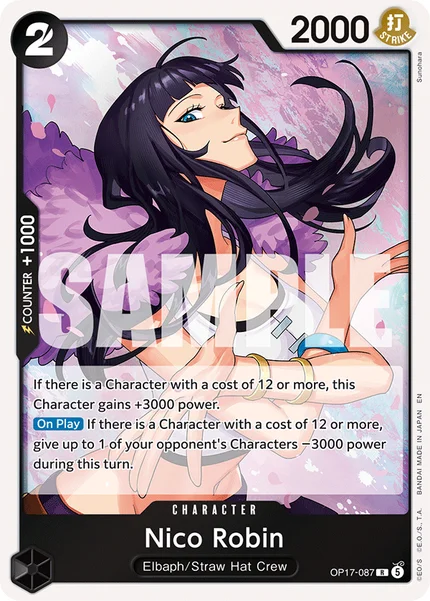 Nico Robin OP17-087 OP-17 One Piece Card Game
