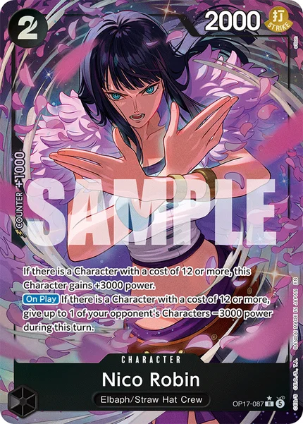 Nico Robin OP17-087_p1 One Piece Card Game OP-17