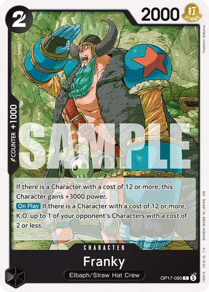 Franky OP17-090 OP-17 One Piece Card Game